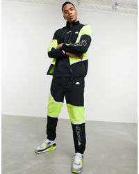 black ellesse tracksuit