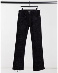 Vaqueros negros rotos Jaded London de Denim de color Negro para hombre |  Lyst