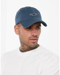 Gorra azul marino con logo de icono Dad Hollister de Algodón de color Azul  para hombre - Lyst