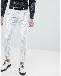 white velvet pants