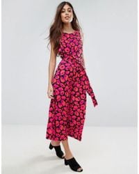 warehouse animal print jumpsuit