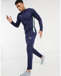 puma tracksuit navy
