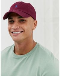 casquette ralph lauren bordeaux
