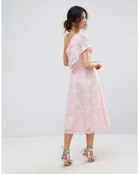 warehouse one shoulder dress