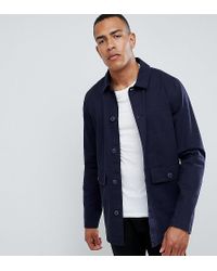 mens navy worker jacket