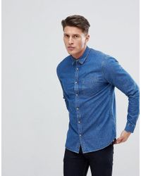 new look denim shirts