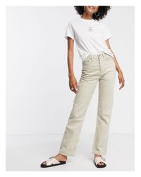 Beige dad jeans Clearance