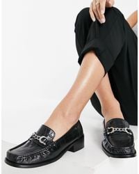 topshop black flat shoes