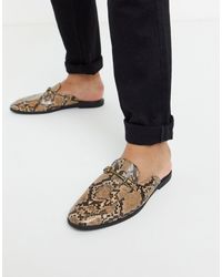 Mocassini a sabot da Uomo di ASOS in Marrone | Lyst