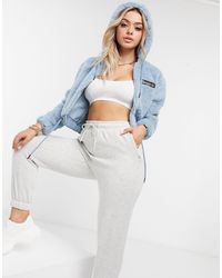 ellesse crop top hoodie