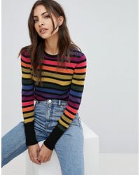 sparkly rainbow jumper