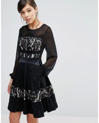 coast black lace dress