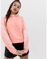 adidas adicolor cropped hoodie