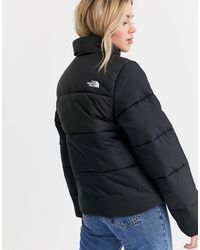 The North Face Synthetic Saikuru Puffer Jacket in Black - Lyst
