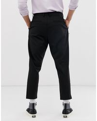 Pantalones Bershka de Denim de color Negro para hombre | Lyst