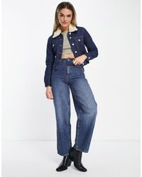 french connection black denim jacket