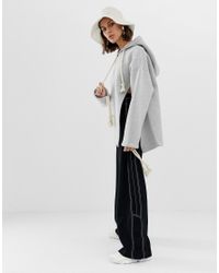 side split hoodie women's