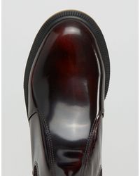 burgundy kensington flora chelsea boots