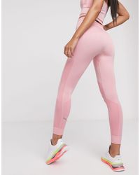 puma training seamless leggings in pink