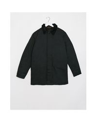 Jack & Jones Mac Jacket With Contrast Collar in Black for Men - Lyst