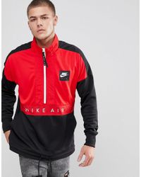 Nike Air Half-zip Jacket In Black 918324-657 for Men - Lyst