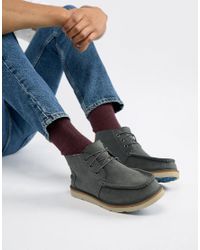 Botines chukka de ante gris impermeable con cordones TOMS de Ante de color  Gris para hombre - Lyst