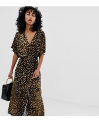 whistles capri print wrap dress
