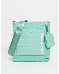 Mochila color menta guateada Steve Madden de Tejido sintético de color Verde  | Lyst