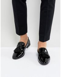 Mocassins Vernis A Pampilles Kg By Kurt Geiger Pour Homme En Coloris Noir Lyst