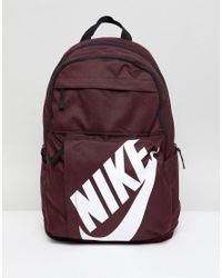 nike elemental backpack burgundy