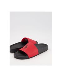Sandalias rojas con logo Polo Ralph Lauren de hombre de color Rojo | Lyst
