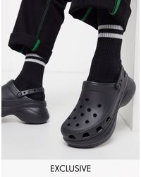 Zuecos s con plataforma bae exclusivos en asos Crocs™ de hombre de color  Negro - Lyst