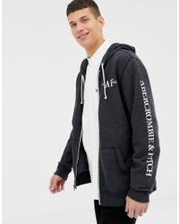abercrombie and fitch full zip hoodie