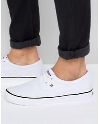 tommy hilfiger plimsolls mens