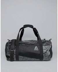 reebok training active core holdall bag in black dn1521