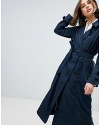 navy blue trench