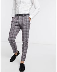 jack & jones check trousers