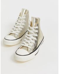 gold sparkle converse
