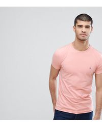 mens pink tommy hilfiger t shirt