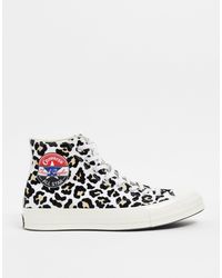 converse alte leopardate