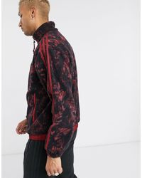 adidas Originals Tech Fleece Jacket With All Over Print And Reflective  Details Tech Pack-red for Men - Lyst
