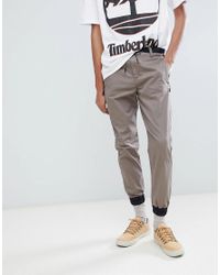 joggers and timberlands