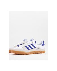 Indoor comp - sneakers bianche e blu con suolaadidas Originals in Gomma da  Uomo colore Bianco | Lyst