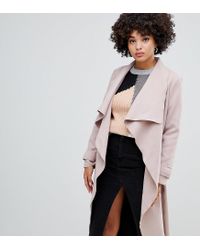 missguided waterfall coat