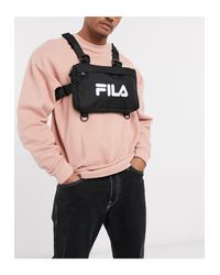 Bolso para el pecho en negro Tibbs Fila de Tejido sintético de color Negro  para hombre | Lyst