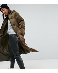 green longline jacket