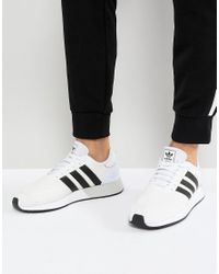 adidas Originals Leather N-5923 Trainers in Black (White) for Men | Lyst