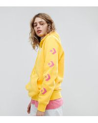 converse hoodie yellow