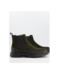 Shelton - stivaletti chelsea verdi con suola spessa da Uomo di Calvin Klein  in Verde | Lyst