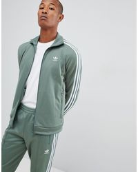 adidas Originals Beckenbauer - Trainingsjack in het Groen voor heren - Lyst